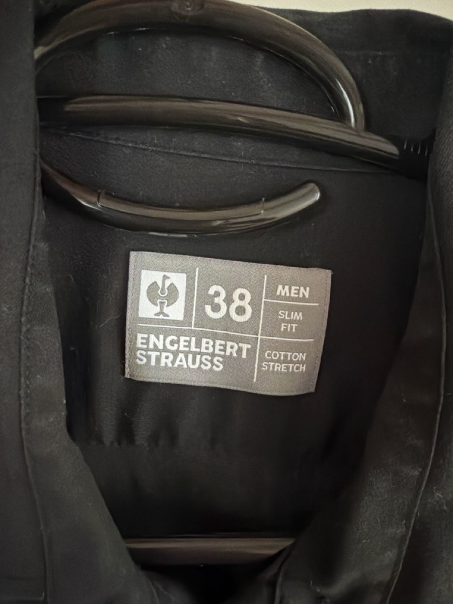 Camicie: Schwarzes Engelbert Strauss Hemd, Grösse 38, Slim Fit – Usato da Känerkinden venduto da melbaumg 2