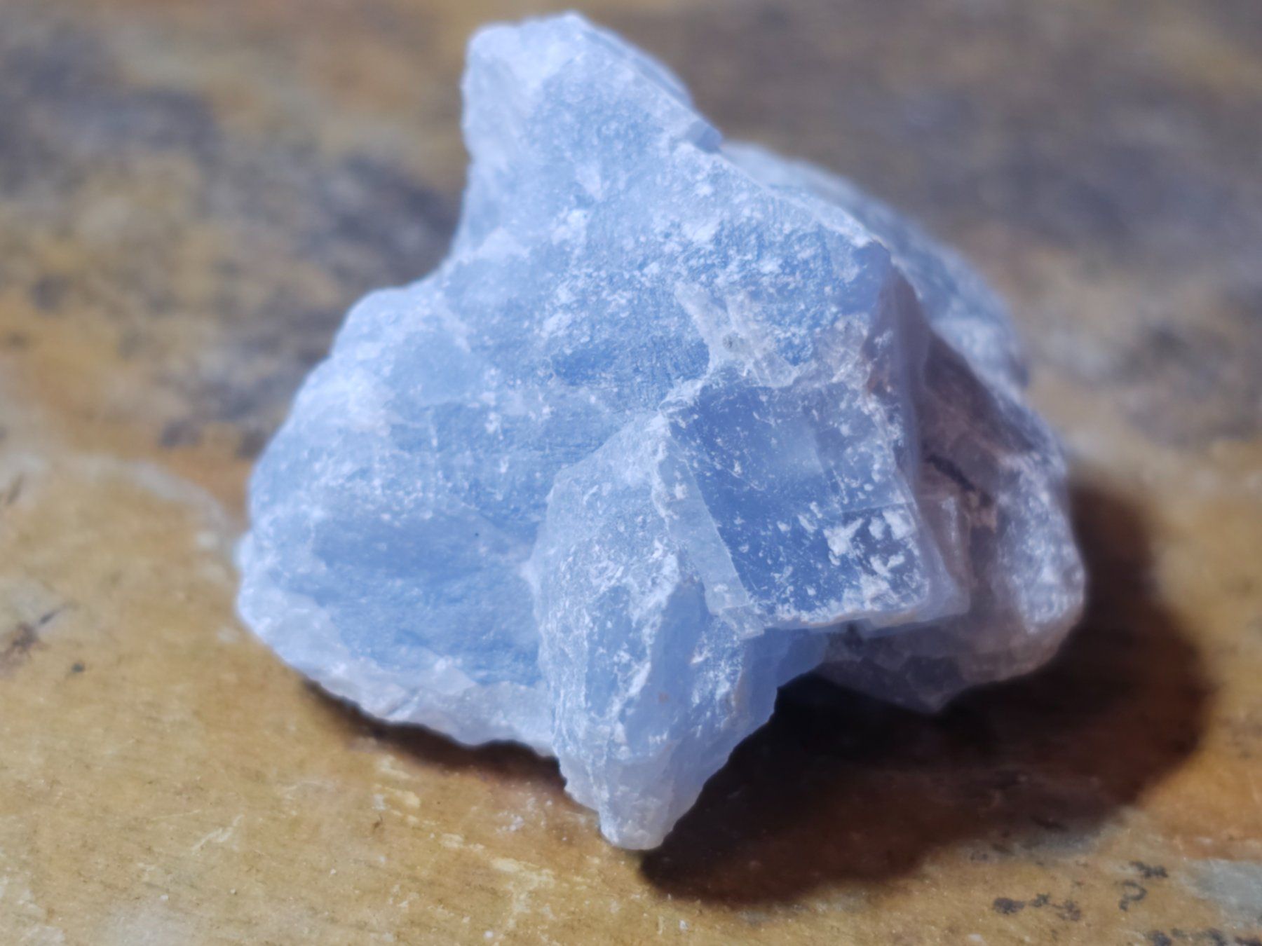 Minerali & Pietre curative: 13gr Calzit Calcith hellblau Heilwasser Kalzit Heilstein – Nuovo (secondo la descrizione) da Riedt b. Erlen venduto da Gottestraene 1