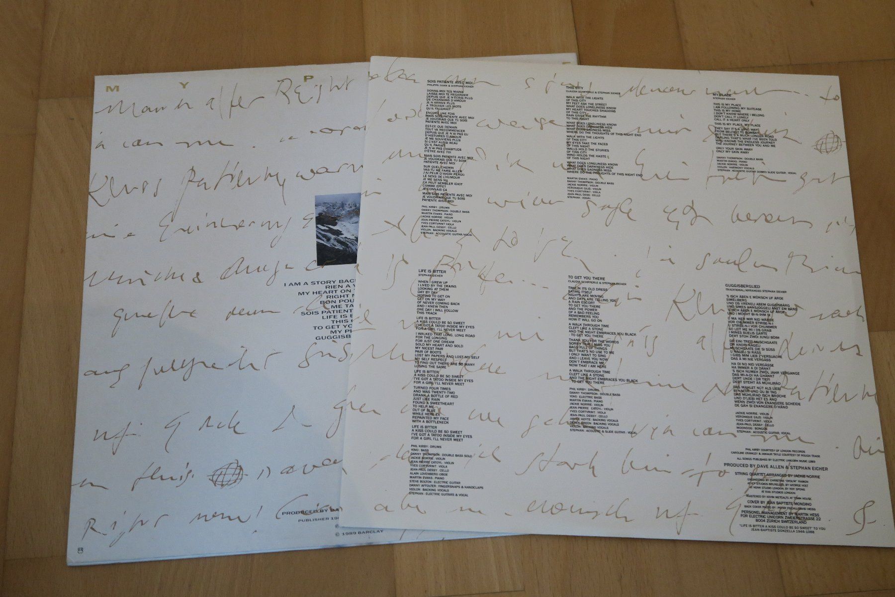 Schallplatten: Stephan Eicher – My Place – Gebraucht aus Thun von Karibu70 2