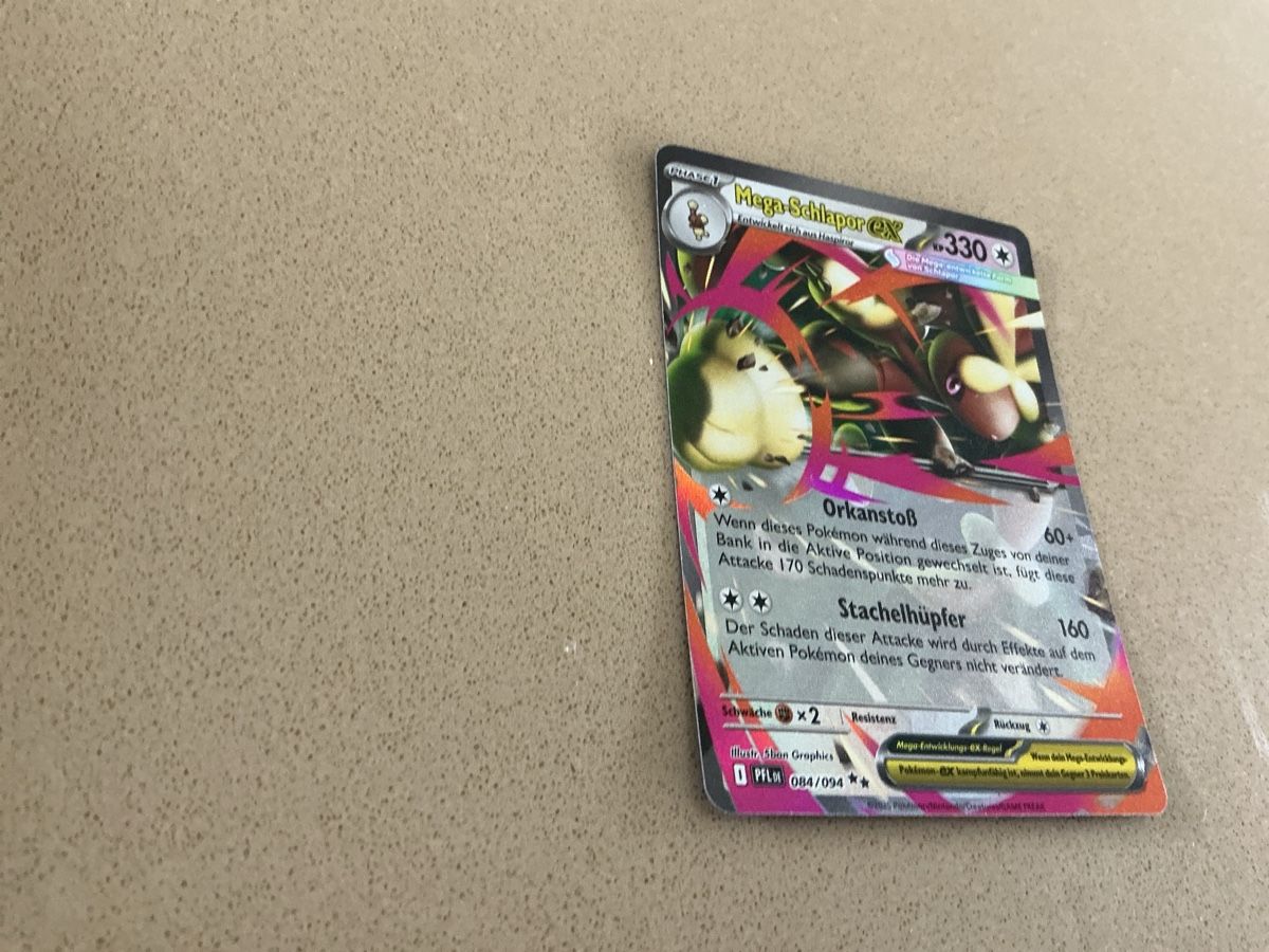 Pokémon Sammelbilder & Trading cards: Mega-Schlapor Ex – Gebraucht aus Villmergen von Bullenberg 3