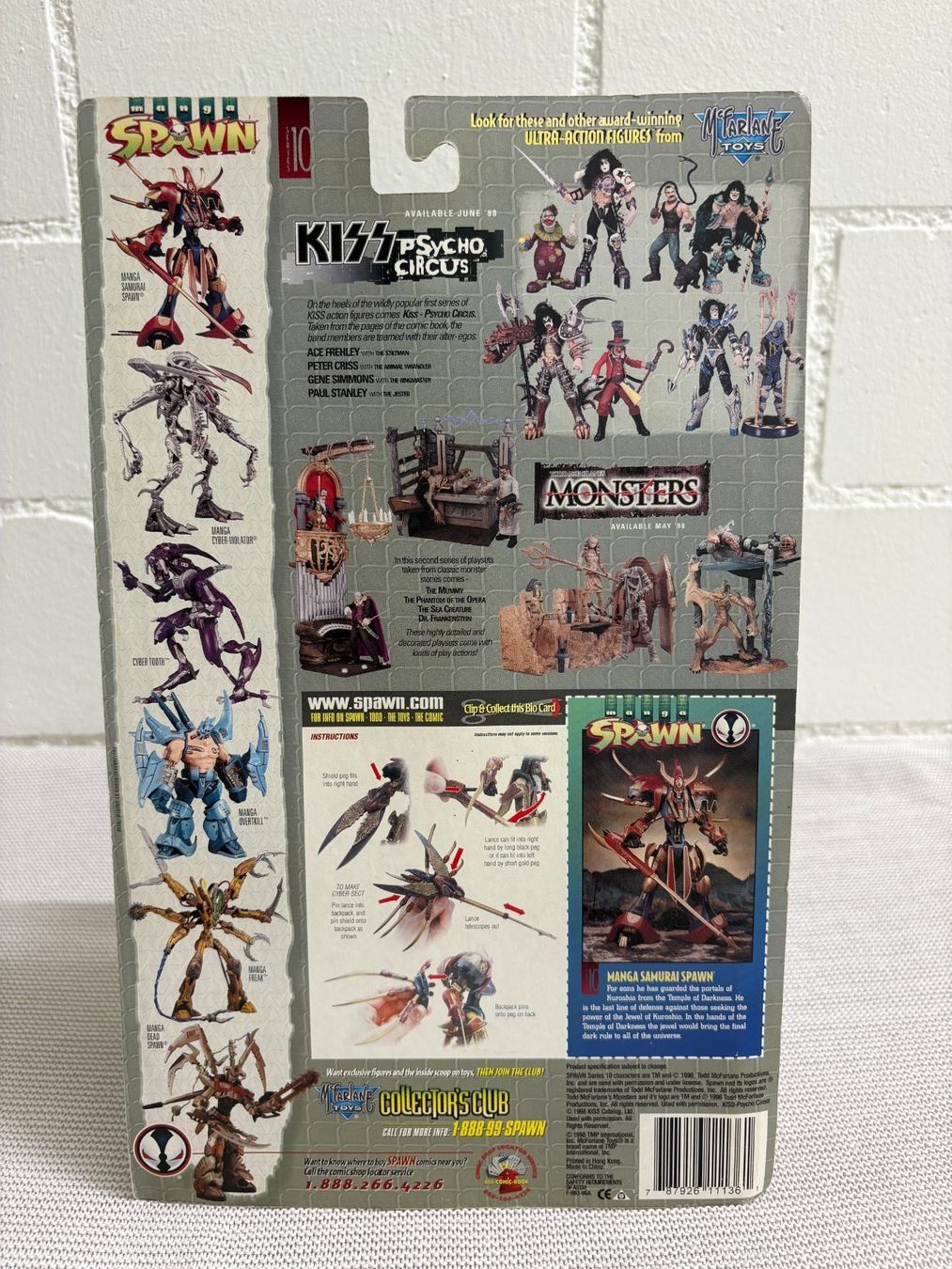 Statuette: NEU Manga Samurai Spawn Action Figur, Vintage 1998 – Nuovo e nell'imballaggio originale da Ottenbach venduto da TimelessEmotions. 3