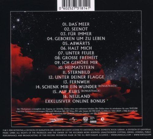 Grosse Freiheit von Unheilig ♪  CD 2