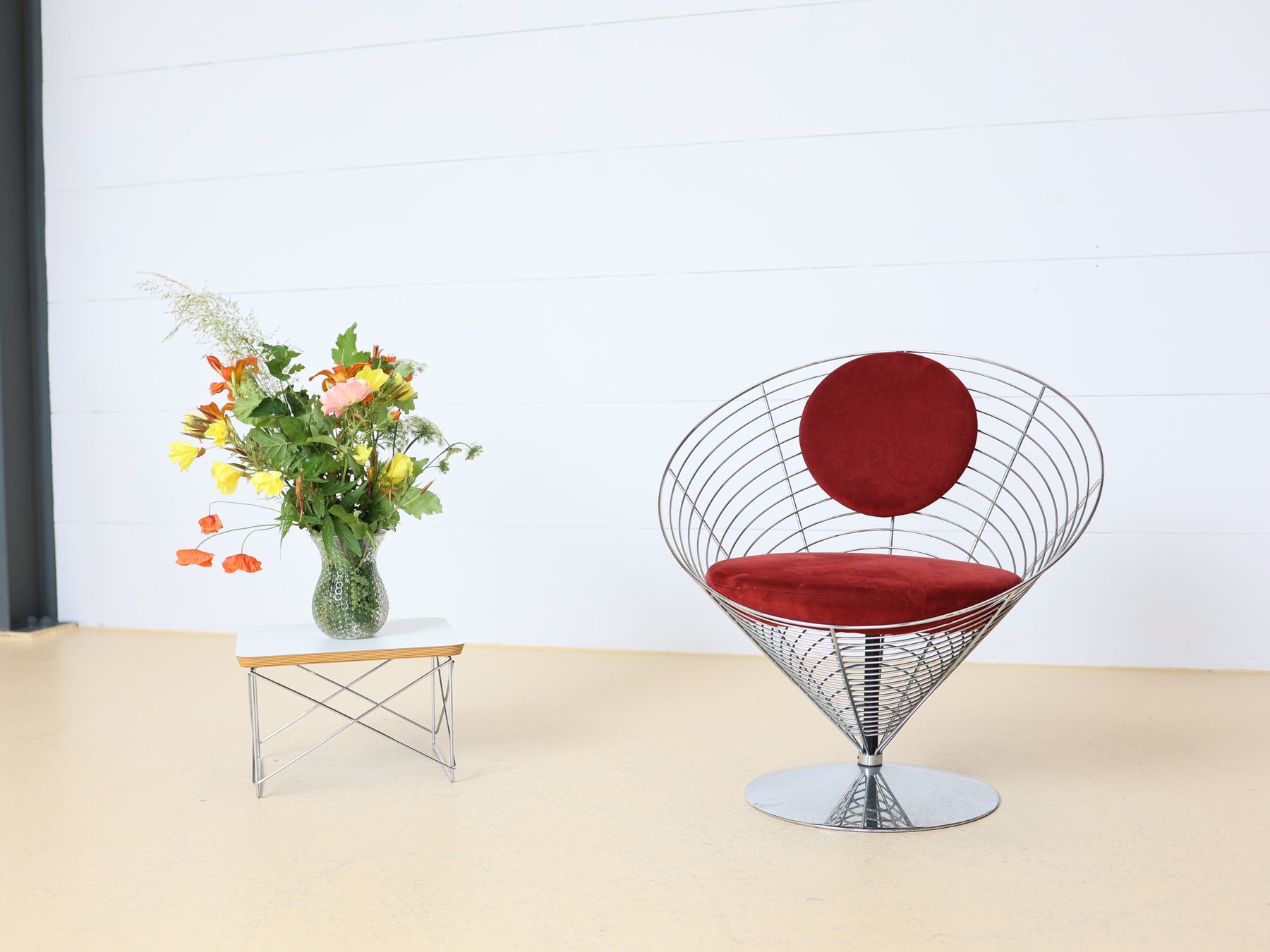 Vitra Sedie: Verner Panton Wire Cone Chair | Rot – Usato da Meinisberg venduto da atelier_TILIJA 7