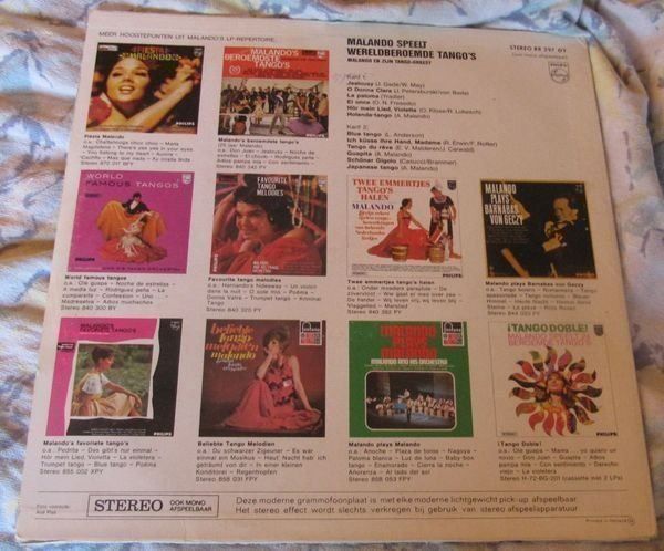 Dischi in vinile: MALANDO  Tango Orchestre Disque Vinyle LP 33 tr Schallplatte – Usato da Genève venduto da Cockattoo 1