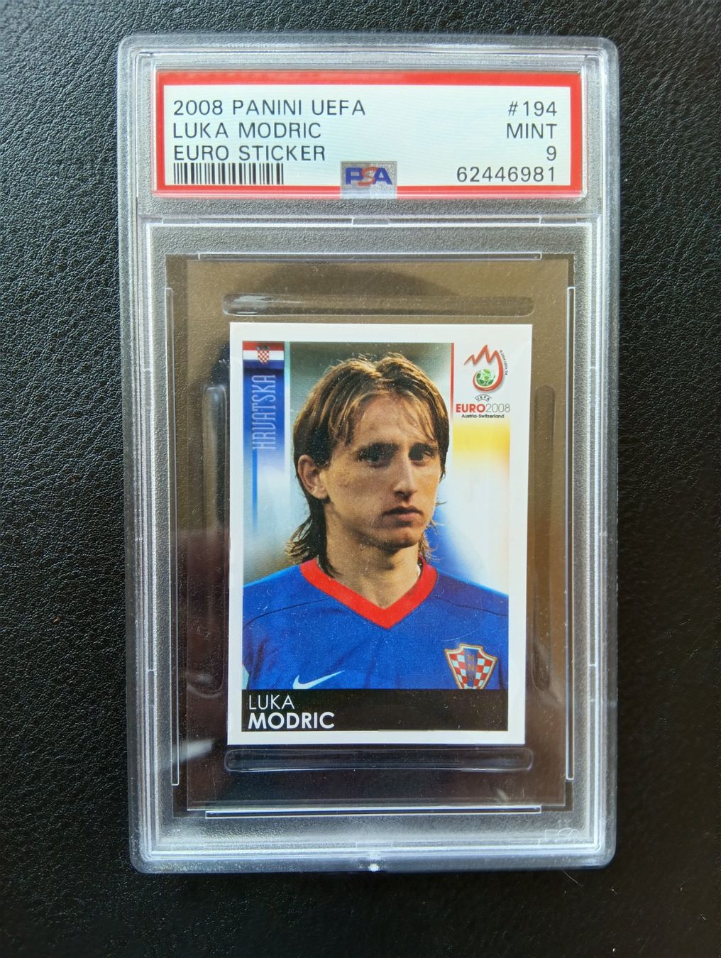 Panini Sammelbilder & Trading cards: 2008 Panini Uefa Luka Modric PSA 9 #194 – Gebraucht aus Steinen von antikesundseltenes