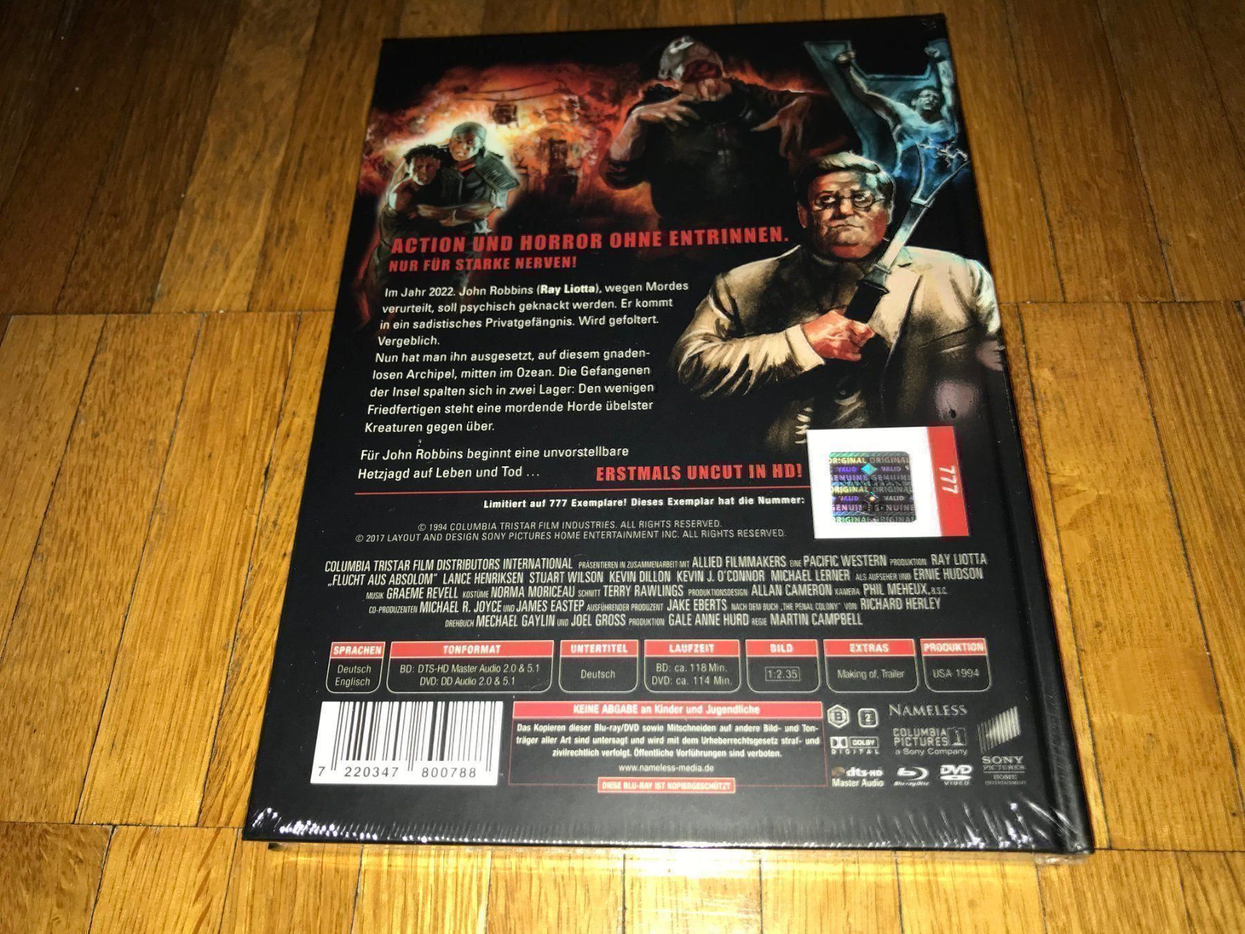 Tutti i DVDs: Flucht aus Absolom - MEDIABOOK - C - UNCUT – Nuovo e nell'imballaggio originale da Basel venduto da havsok 1
