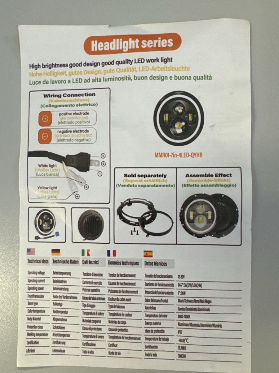 Jeep Scheinwerfer: Scheinwerfer Jeeb Wrangler – Neu und originalverpackt aus Rheinau von Golfo20 1