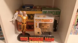 One Punch Man Manga Set inkl. Saitama Figur mit Funko Pop 25