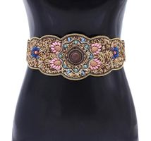 Elastischer Ethno Bohemien Gürtel Ceinture bohème ethnique