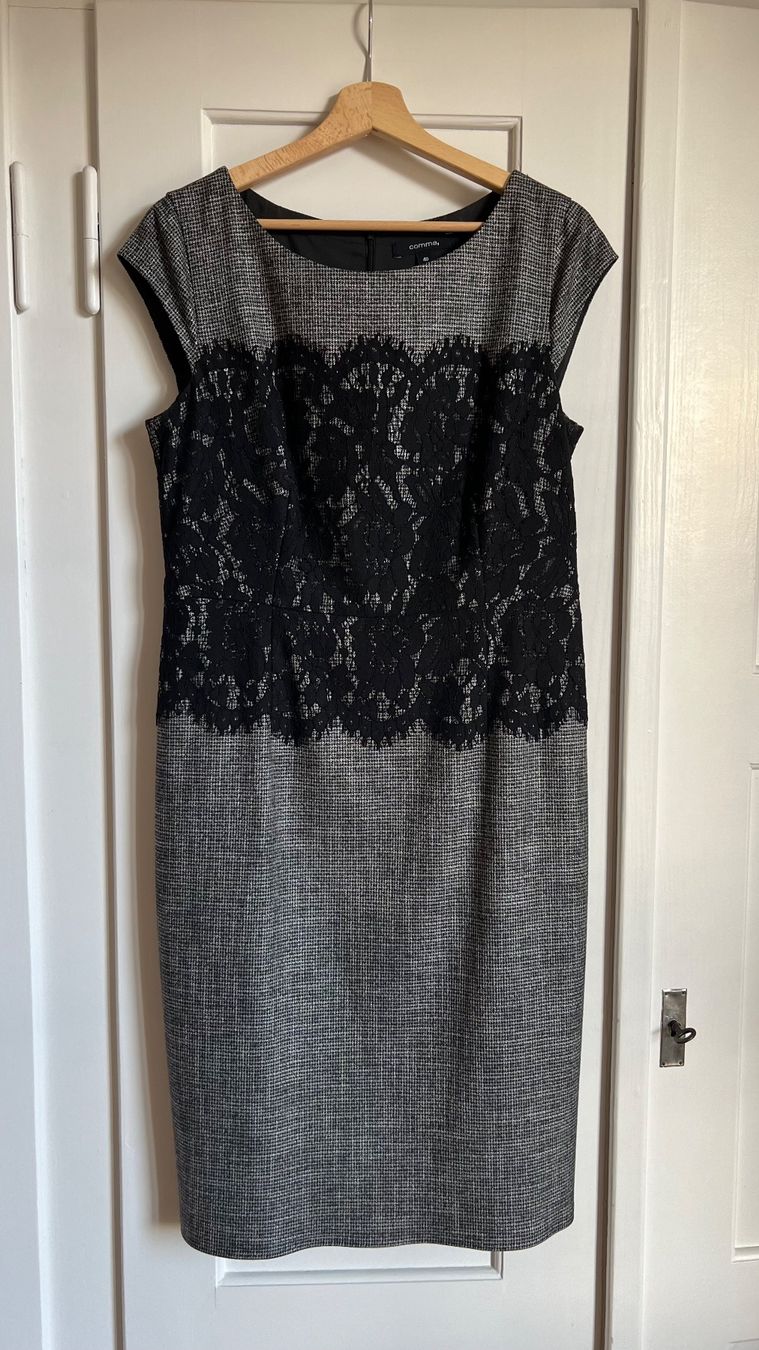 Comma Kleider: Business-Kleid von Comma mit passendem H&M Blazer – Gebraucht aus Worb von nmvd