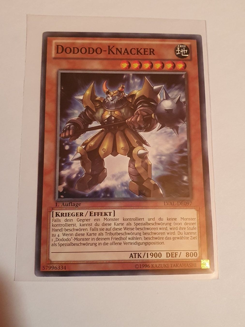 Yugioh Carte collezionabili: Yugioh Dododo Knacker 1. Auflage TCG – Usato da Oberdorf BL venduto da BaldenEagle