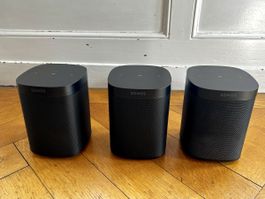 Set de 3x Sonos One SL (parfait état)