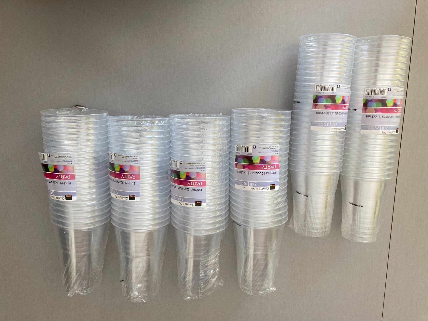 Coop Behälter & Ähnliches: Partybecher, 2dl & 3dl, neu & originalverpackt – Neu und originalverpackt aus Obfelden von miau68
