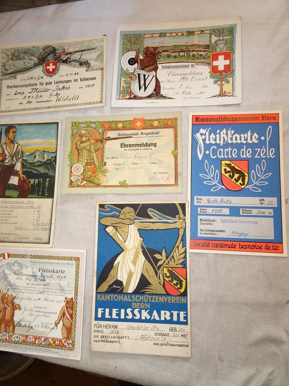 Cartoline postali: Schützen Ehrenmeldungen – Usato da Bichwil venduto da Silbereule9 2