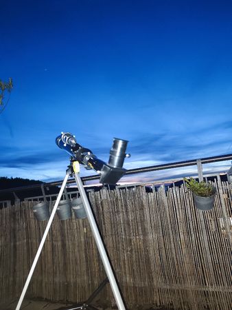 Teleskop, höhenverstellbar, Original von National Geographic