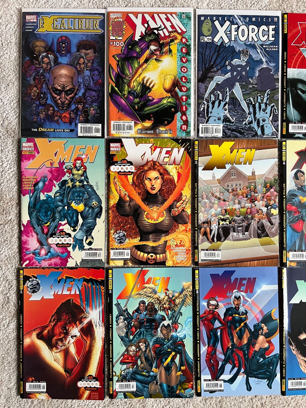 Fumetti: X-MEN Konvolut / 12 x Marvel Comics – Usato da Bösingen venduto da KIEL_COMICS 2