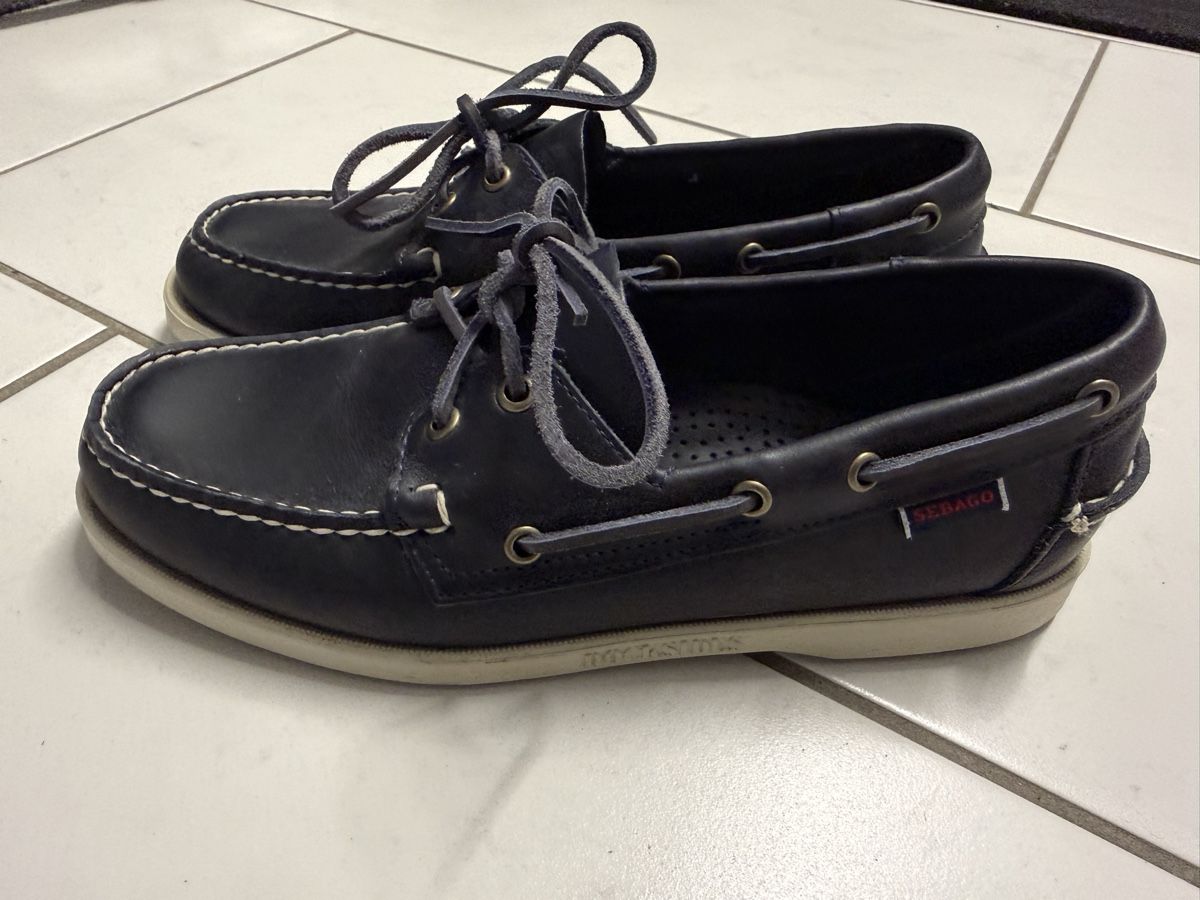 Sebago Scarpe da uomo: Sebago Bootsschuhe blau – Nuovo (secondo la descrizione) da Ehrendingen venduto da edelkram 3