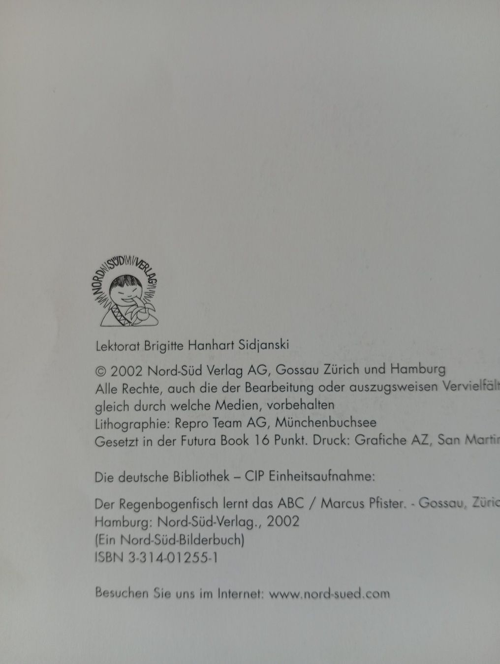 Libri: antik DER REGENBOGENFISCH lernt ABC ab 2.--Fr – Usato da Killwangen venduto da Freds7 1