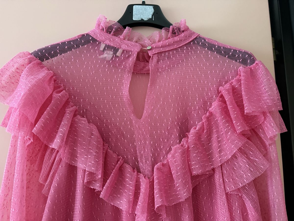 Camicette: Camicia rosa volant premaman  – Usato da S. Antonino venduto da FedeKikka88 2