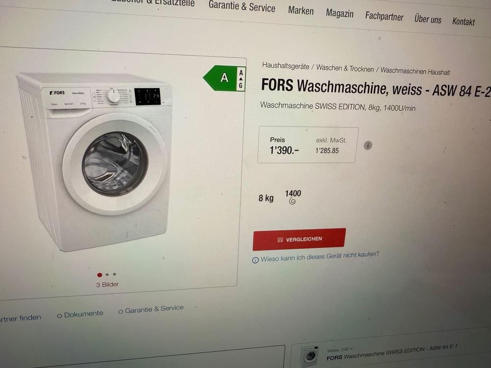 Waschmaschine Neu Mit Lackschadennull