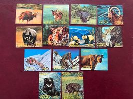 1970 Bhutan 3D Marken Wildtiere Satz  ** Luxus (4086)