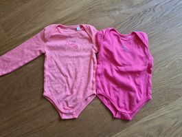 Baby Bodys Set pink Langarm Grösse 68 