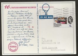 Ballon  1965 Grossbritannien 16. DKB Luftpost