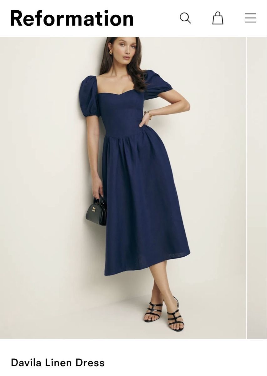 Reformation Vestiti: Reformation Linen Dress, Size 0 – Nuovo (secondo la descrizione) da Zürich venduto da sdn_des