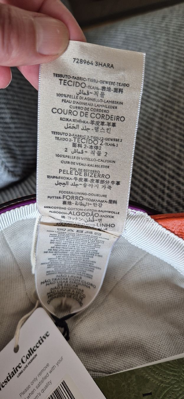 Gucci Copricapi, berretti & cappellini: Gucci Leder-Cap – Nuovo e nell'imballaggio originale da Herznach venduto da DieMartin 6