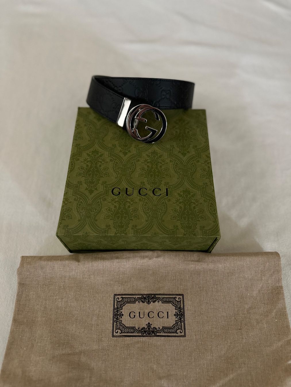 Gucci Gürtel: Ceinture Gucci signature – Neu und originalverpackt aus Genève von rom_56hd 2