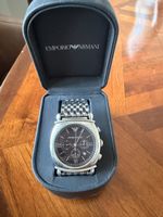 Emporio Armani Uhr Herren Chronograph Stahl gebraucht