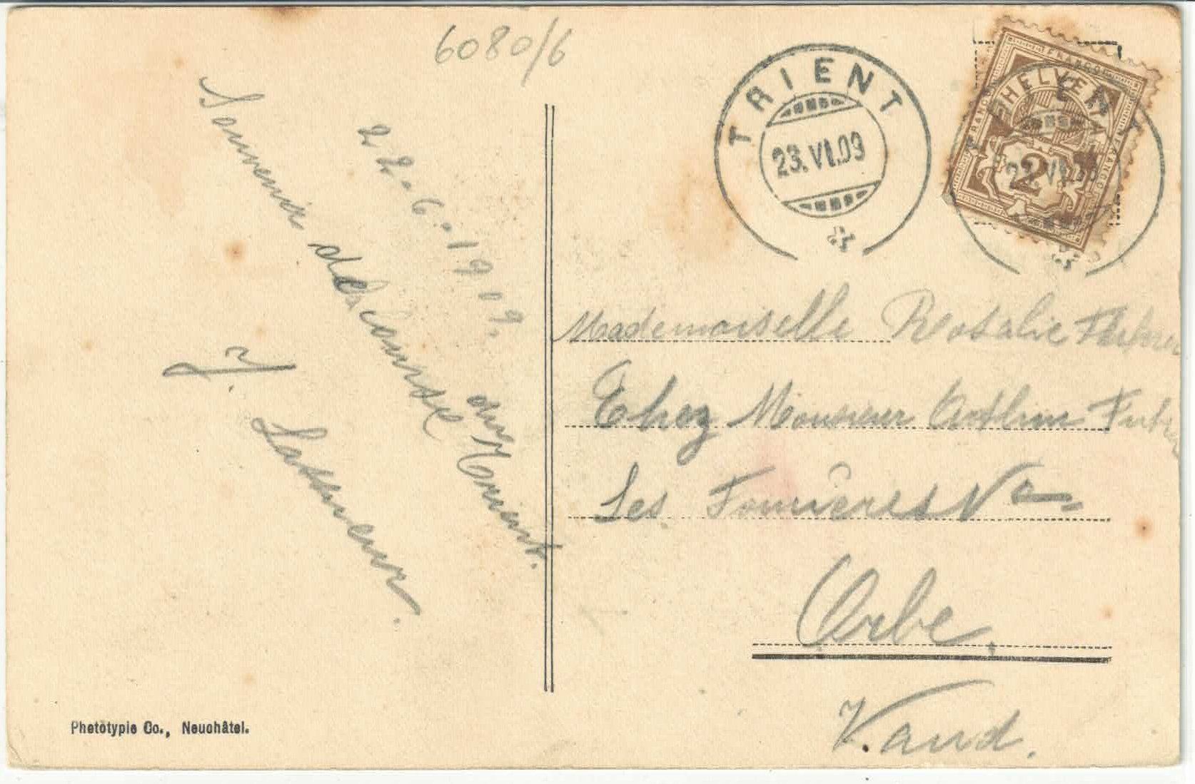 Cartes postales: Salvan - chemin der fer – D'occasion à Ettingen par Kartenplanet 1