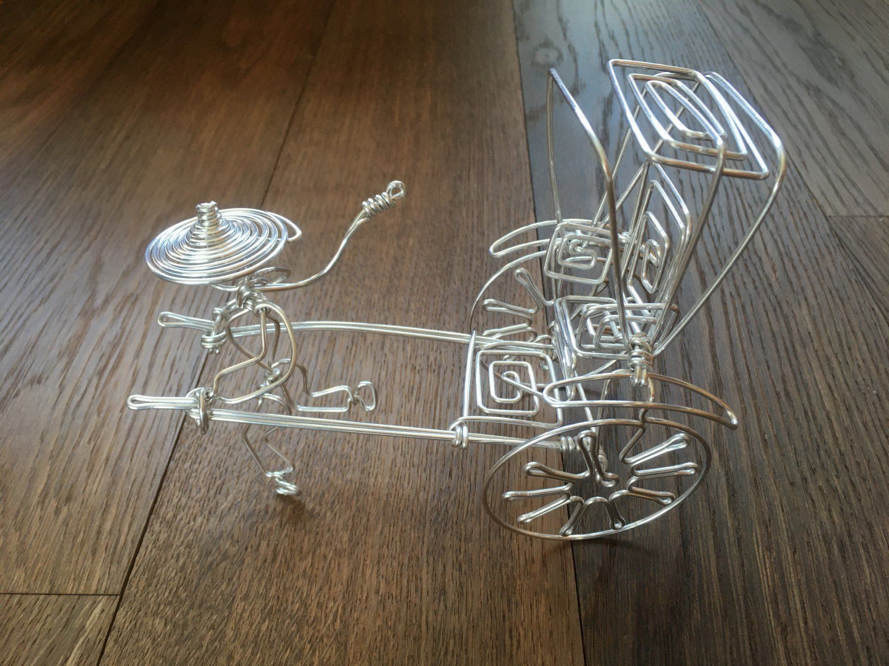 Figurines: Rikscha Figur Draht Filigran – D'occasion à Affoltern am Albis par Blackrhythm 7