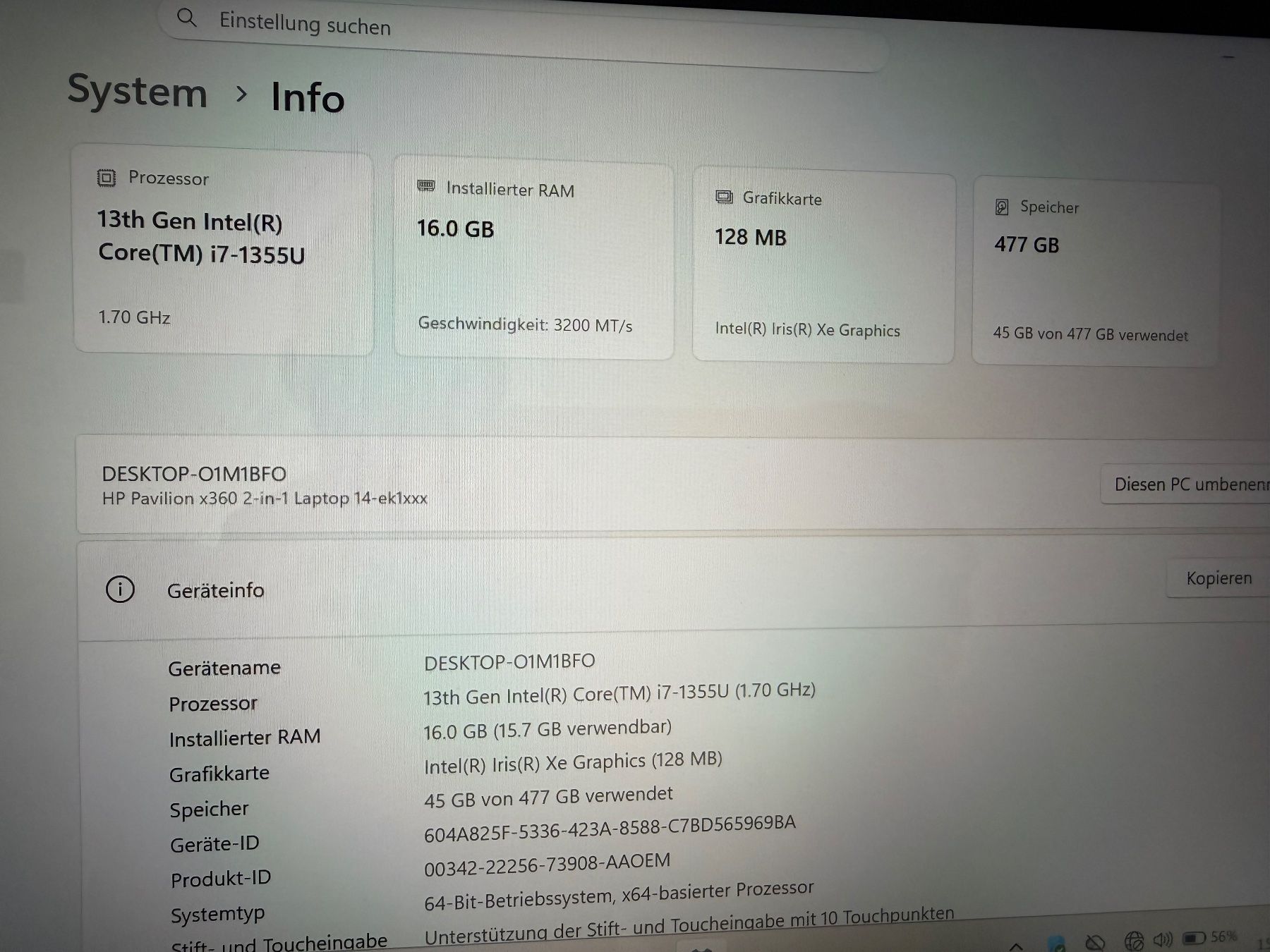 Hewlett Packard Notebook: HP Pavilion x360 2-in-1 – Usato da Zürich venduto da Dorentina01 2