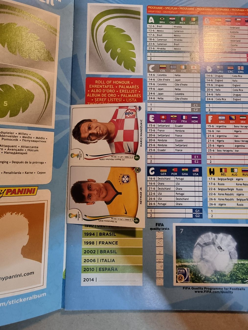 Panini Album: panini leeralbum wm 2014 neymar – Nuovo (secondo la descrizione) da Oberglatt ZH venduto da paninistickersworld 1