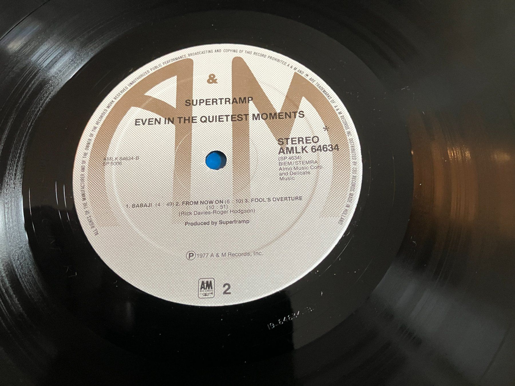 Dischi in vinile: Supertramp – Usato da Aarwangen venduto da Jukebox3 8
