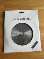 HM Kreissägeblatt 200 x 2,4 x 22mm Z24 für Lamello Tanga