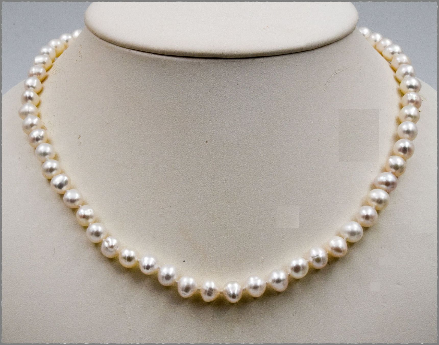 Catenine: Süsswasser Zucht-Perlen Kette ca. 45cm – Nuovo e nell'imballaggio originale da Oberglatt ZH venduto da Goldfee1 1