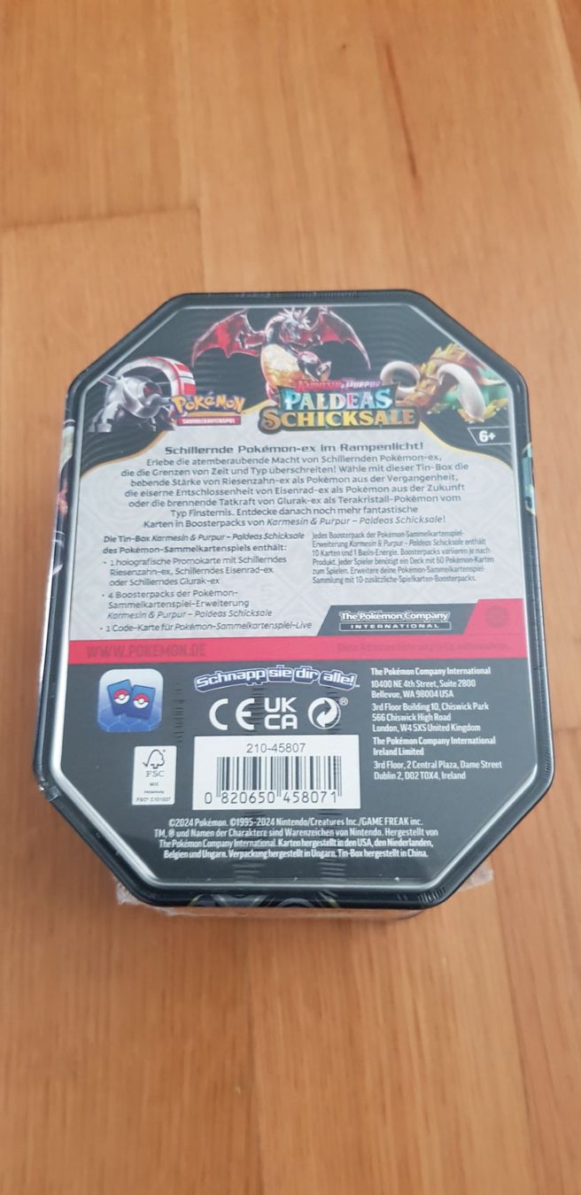 Pokémon Carte collezionabili: Pokemon Tin Box Glurak – Nuovo e nell'imballaggio originale da Müllheim Dorf venduto da Randy026 1