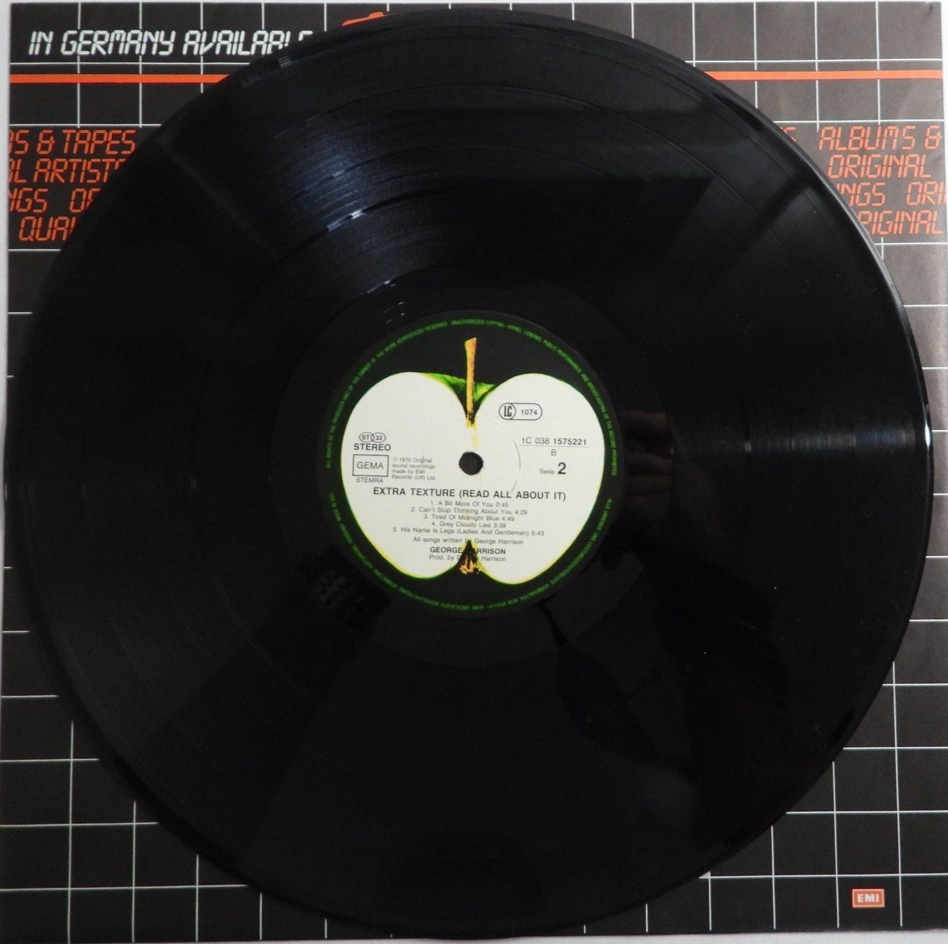 Vinyles: GEORGE HARRISON EXTRA TEXTURE ( ex Beatles ) – D'occasion à Dübendorf par mar_85sd 6