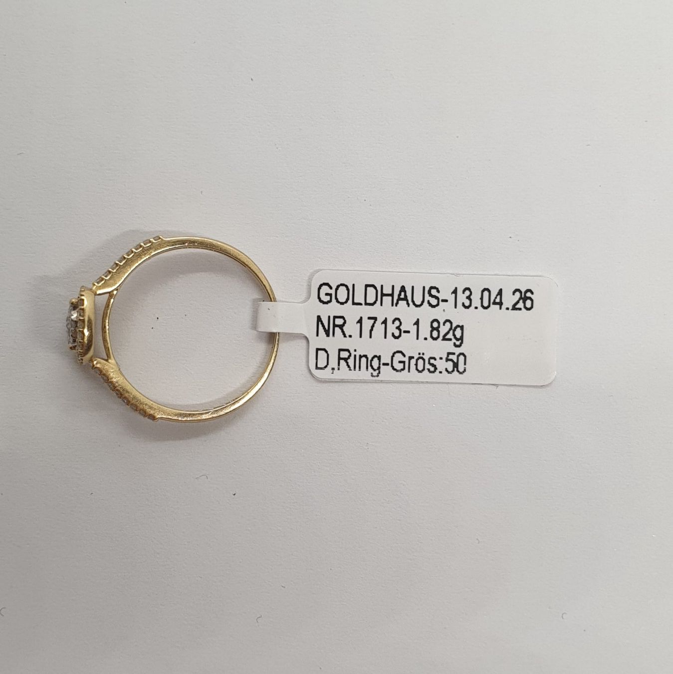 Ringe: Echr 18K Gold - Diamant Ring – Gebraucht aus Luzern von Goldhaus-Luzern 3
