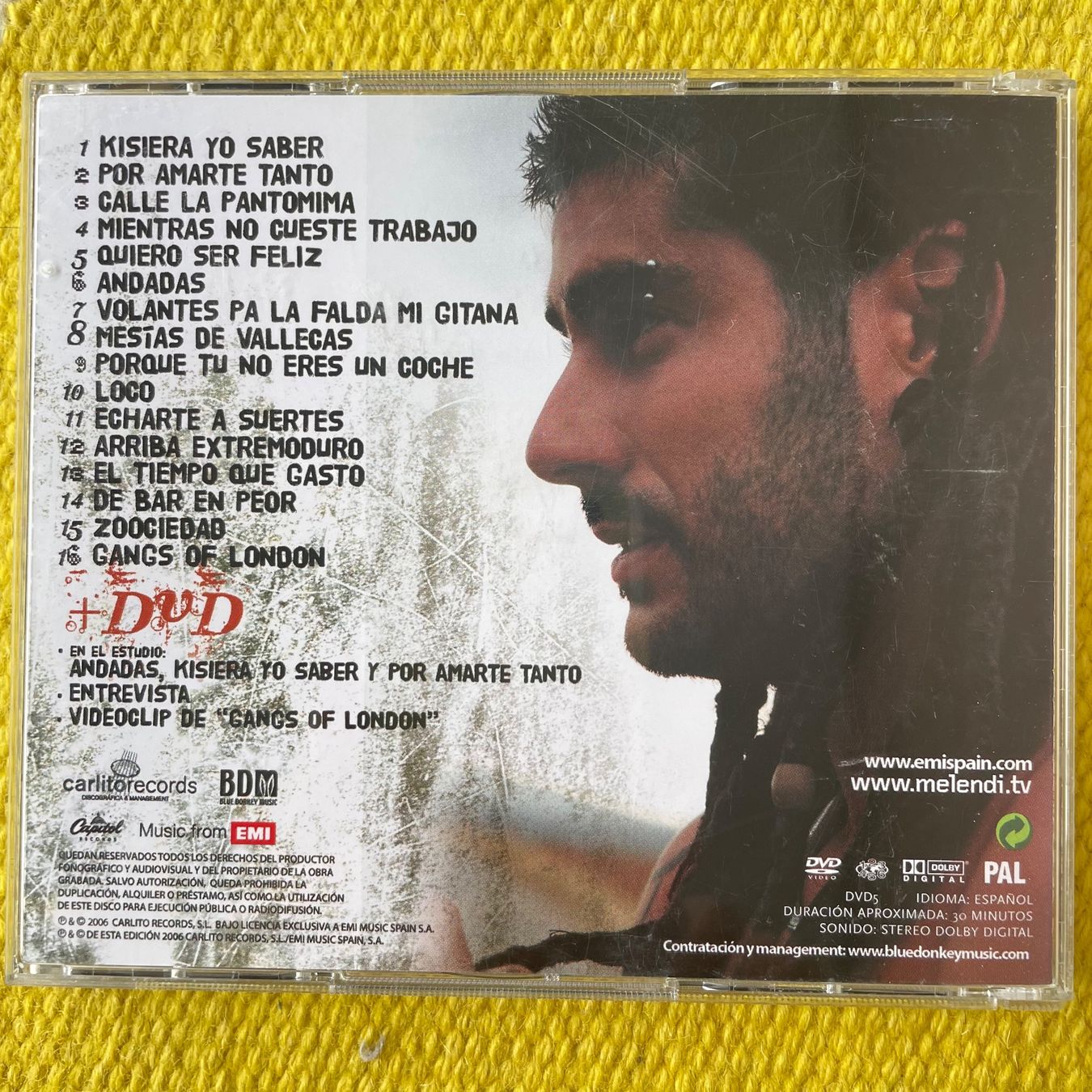 CDs: MELENDI-CD+DVD MIENTRAS NO CUESTE TRABAJO – Gebraucht aus Rorschacherberg von CD-Roli 1