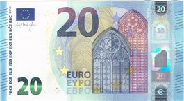 20 Euro U Frankreich France U024 Draghi UNC