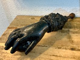HISTORISCHER TÜRKLÖPFER MASSIV GUSSEISEN FRANKREICH 19 JH