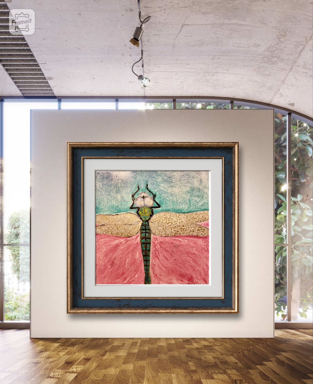 Dipinti: Libelle Liebe-oil Bild Kunst Doks – Nuovo e nell'imballaggio originale da Beromünster venduto da dok_b8mf 2
