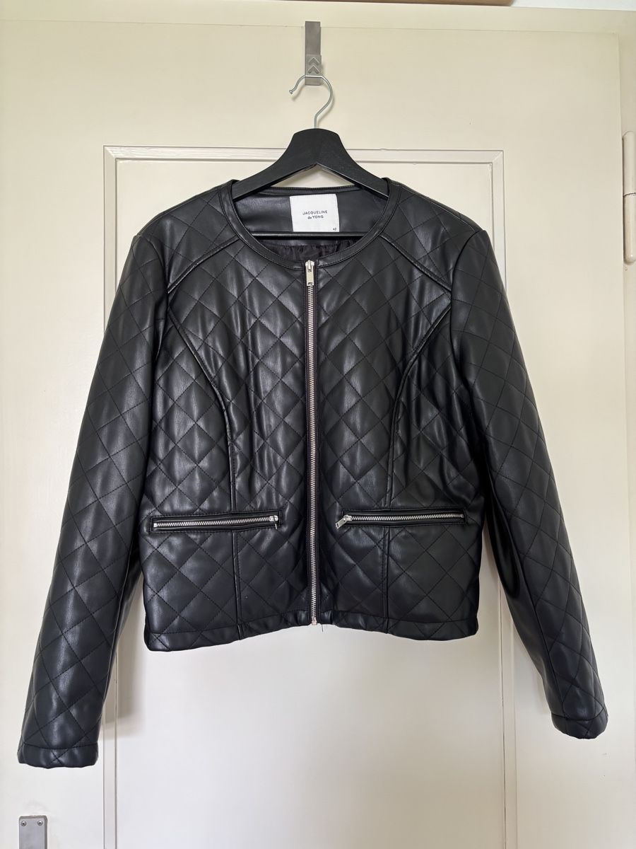 Giacche: JDY Kunstlederjacke Schwarz, Grösse 42 – Nuovo (secondo la descrizione) da Bern venduto da lis_7v9j
