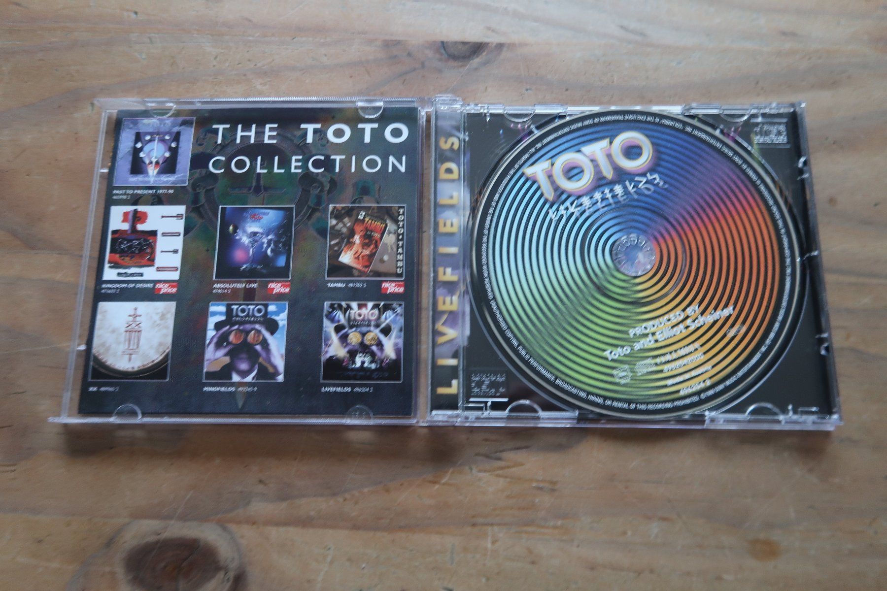 CD: TOTO - LIVEFIELDS - CD – Usato da Basel venduto da Patiscat 3