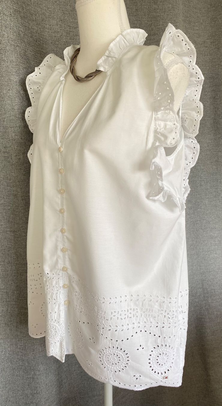 Tommy Hilfiger Camicette: Tommy Hilfiger Bluse aus Baumwolle Grösse L – Usato da Oberwil BL venduto da Leni-Mischi 2