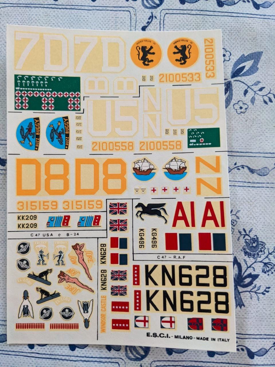 Kit di modellismo & Modellini statici: Esci Decals DC-3 / C-47 etc – Usato da Neuenhof venduto da Abakan