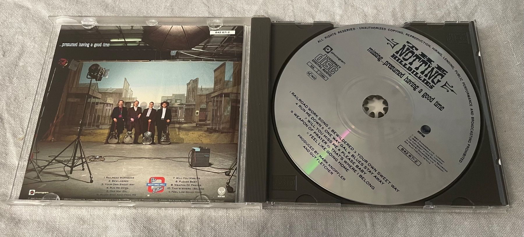 CD: The Notting Hillbillies - Missing...CD-Top Zustand! – Usato da Winterthur venduto da crave 1